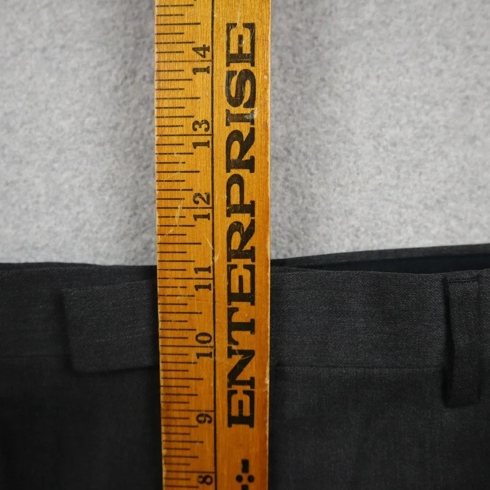 Banana Republic Dress Pants Mens 34x32 Slim Fit Wool Gray Lanificio Cerruti